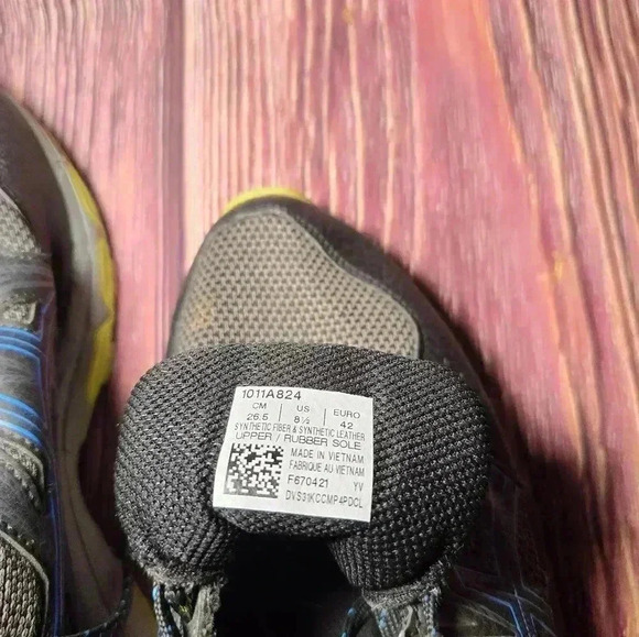 Asics Gel Venture 8 Running Shoes 1011A824 003 Black Directoire Blue Men 8.5 - Picture 5 of 6